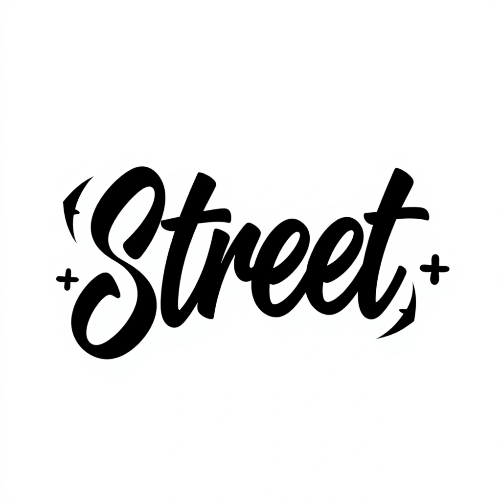 Street - Graffiti Font tattoo design idea for men