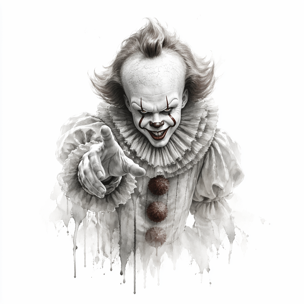 Pennywise - Horror tattoo design