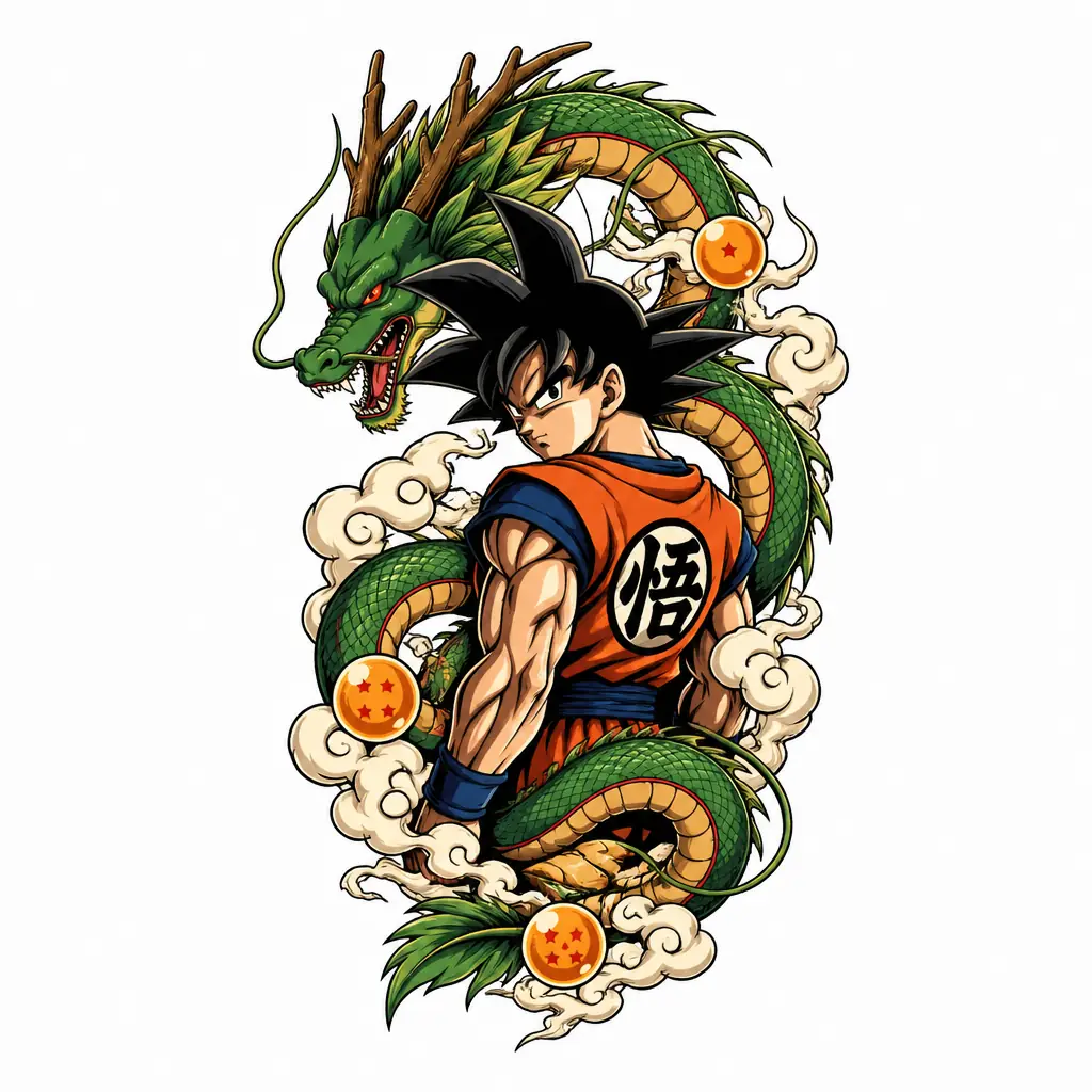Dragon Ball - Anime tattoo design