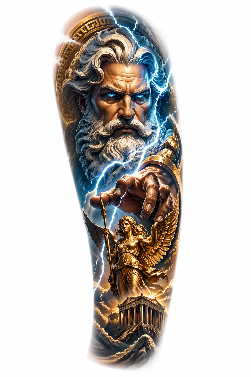Greek Mythology - Realism Forearm tattoo design
