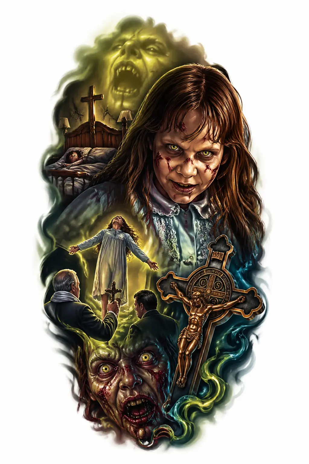 Regan Possessed - Realism tattoo design