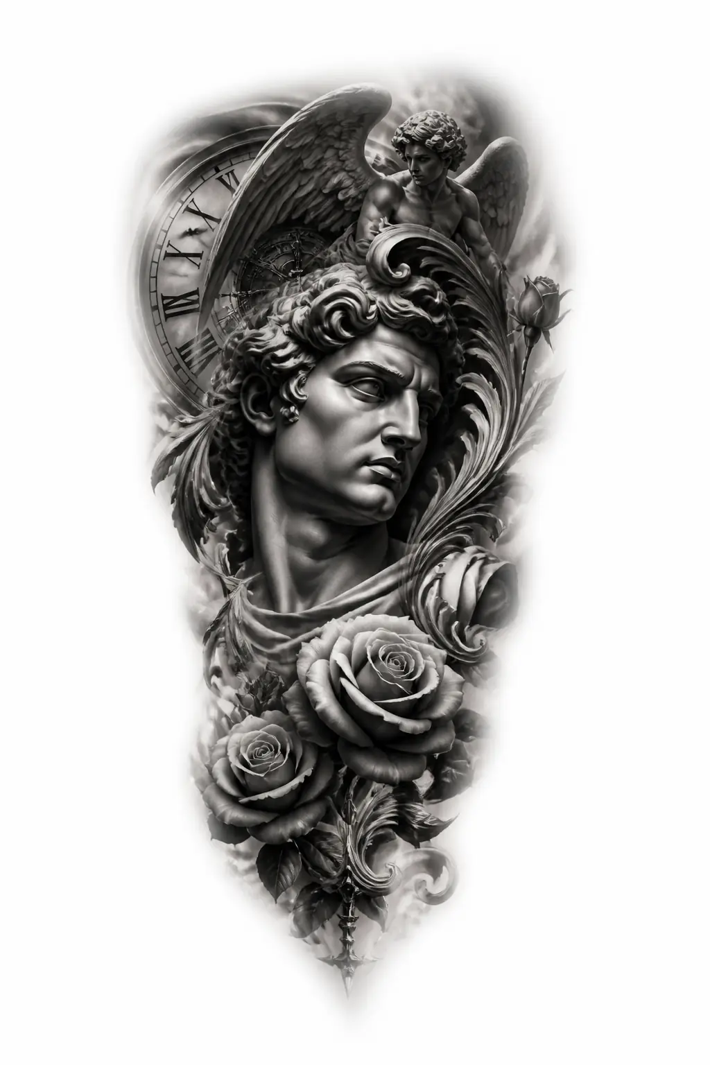 Negen - Realism Shoulder tattoo design