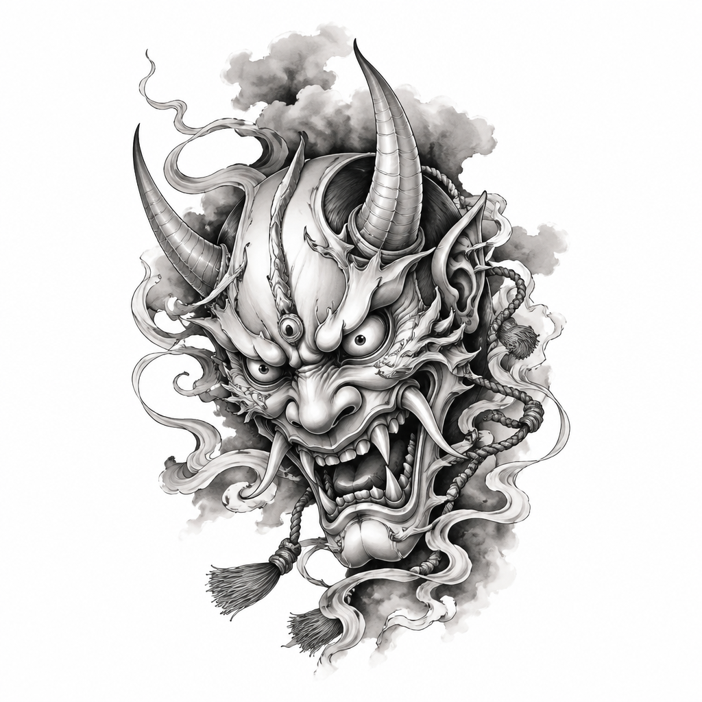 Japanese Prajñā - Japanese tattoo design