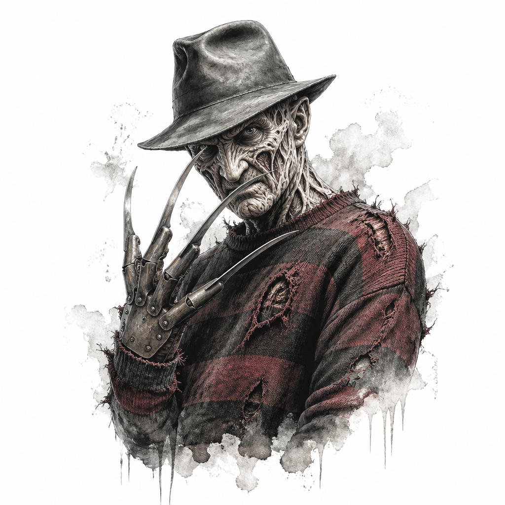 Freddy Krueger - Horror tattoo design