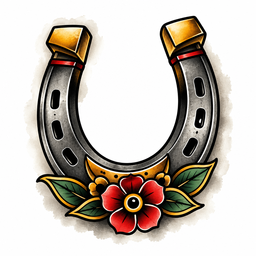 Horseshoe - Traditional tattoo design