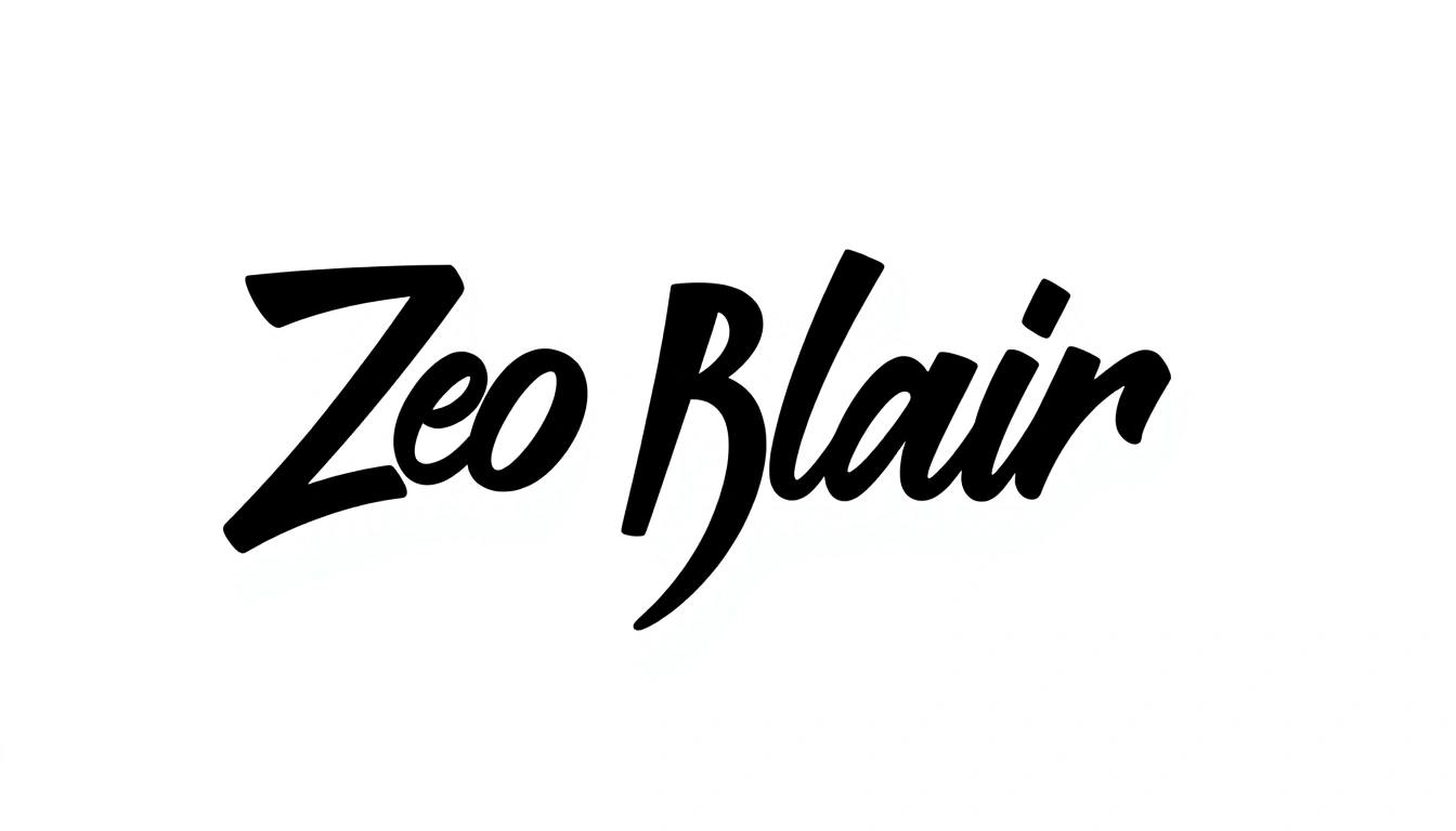 Zeo Blair - Calligraphy Font tattoo design