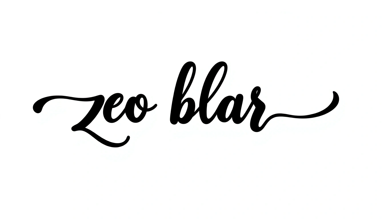 Zeo Blair - Calligraphy Font tattoo design